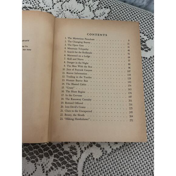 1954 The Jinx of Payrock Canyon Hardback By Troy Nesbit - Picture 9 of 10